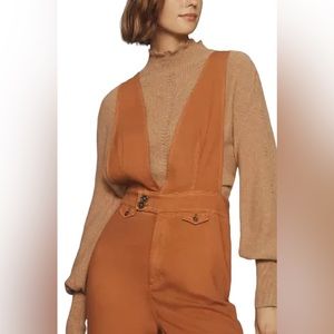 ANTHROPOLOGIE Pilcro Deep-V Jumpsuit/ Size: 27/ NWT